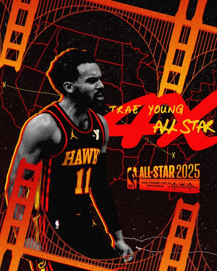 遞補入選全明星陣容!特雷-楊:生活中有些事比自己重要 4次啦