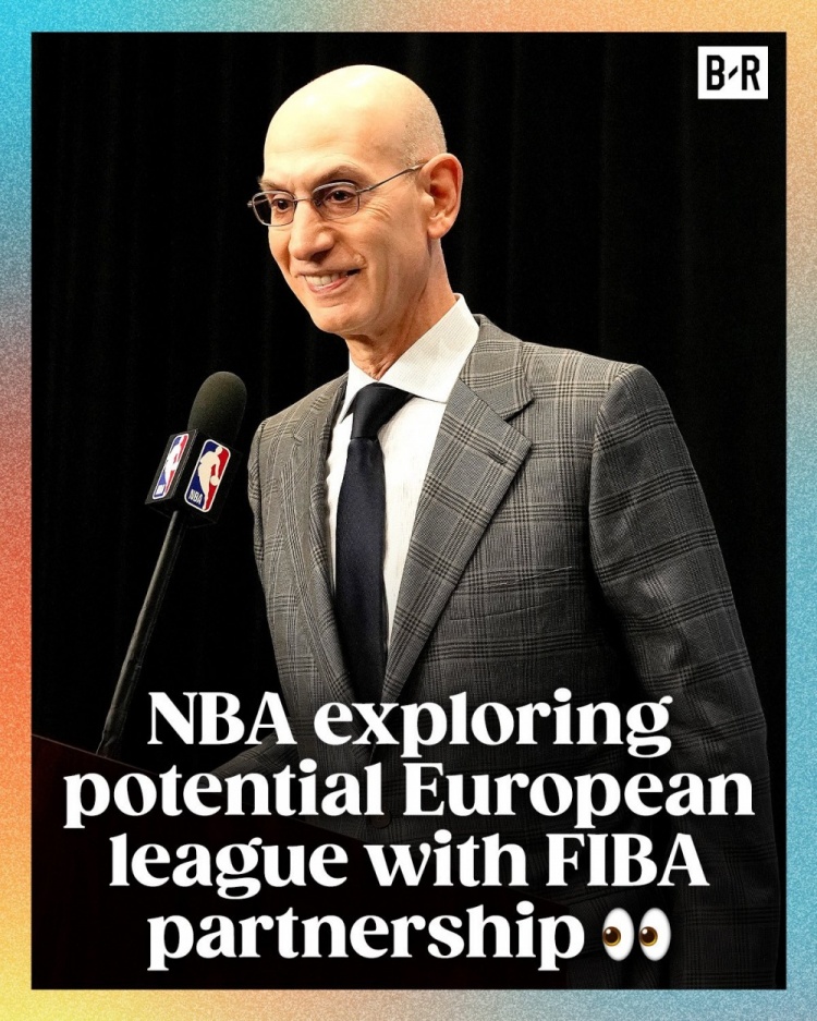 蕭華:NBA正在探索成立一個(gè)新的歐洲籃球聯(lián)賽 預計有16支球隊